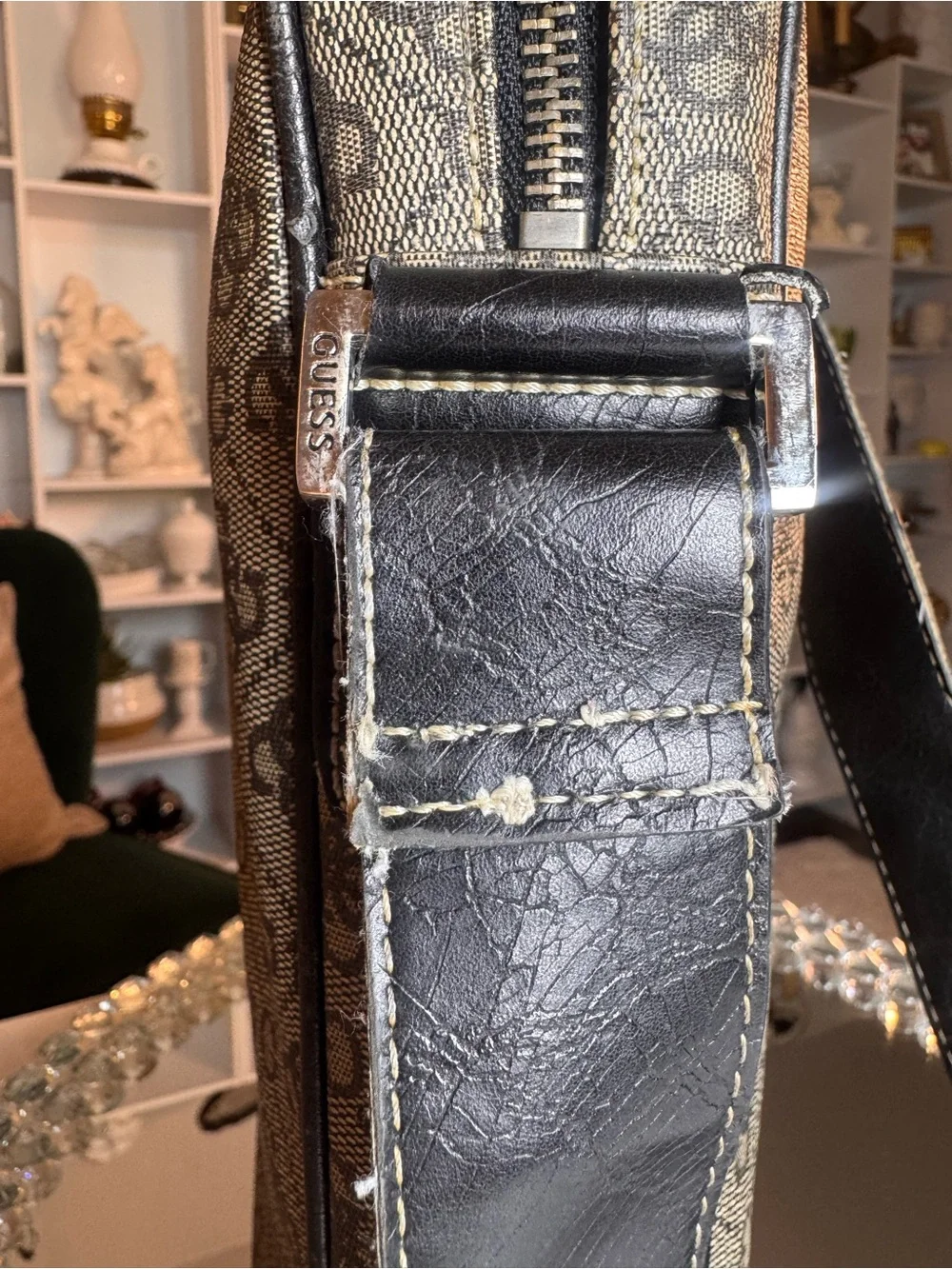 Guess Vezzola or Boston Monogram Crossbody Bag
